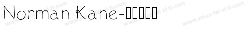 Norman Kane字体转换